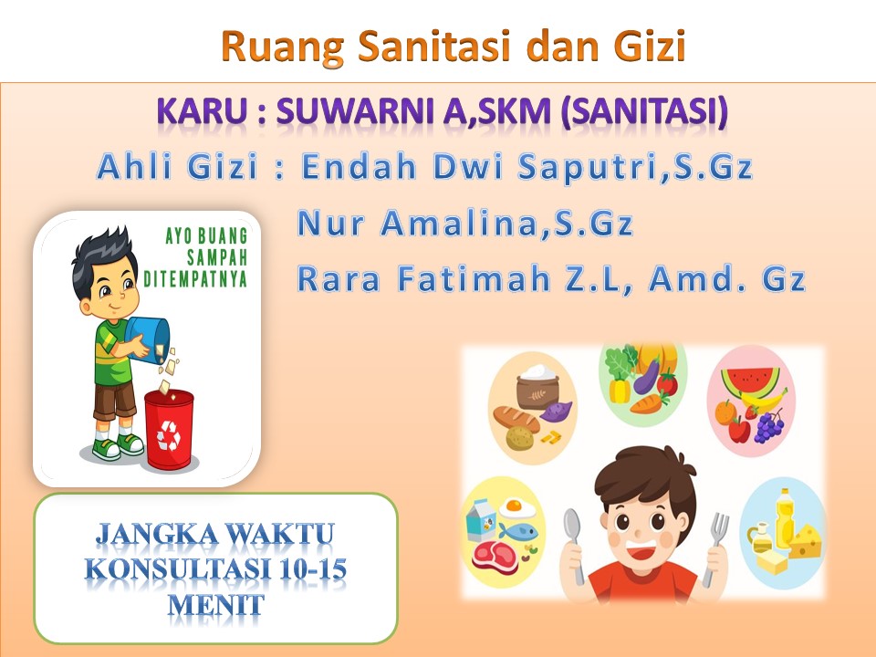 Ruang Sanitasi dan Gizi